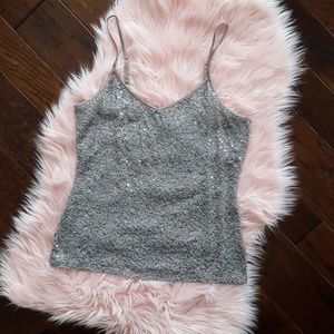 Express Sequin Tank Top